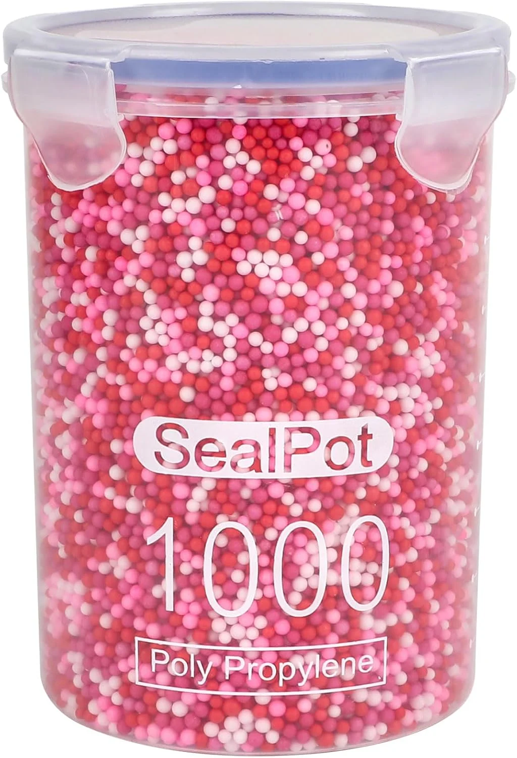 CCINEE 80000 Pieces Foam Balls Slime Supplies Colorful Foam Beads 2-3mm for Kids Art Homemade Slime, Wedding and Party Decorations