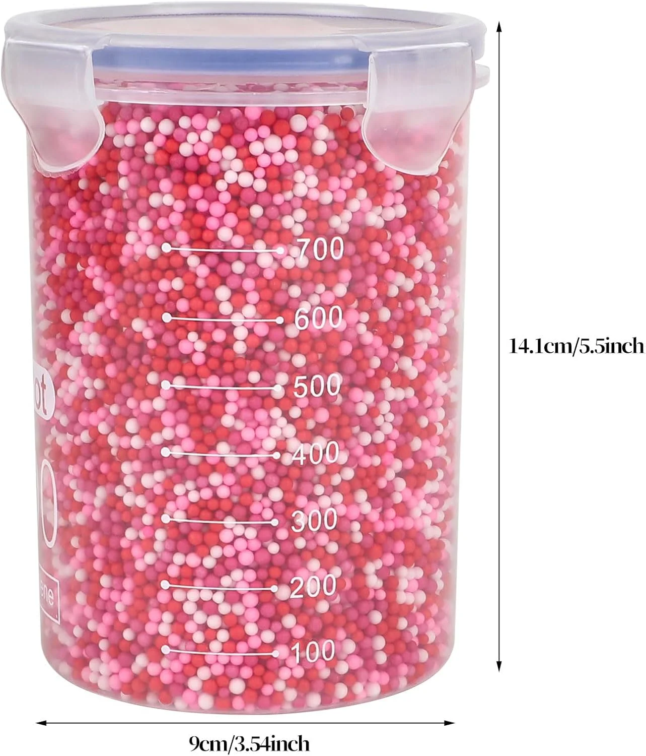 CCINEE 80000 Pieces Foam Balls Slime Supplies Colorful Foam Beads 2-3mm for Kids Art Homemade Slime, Wedding and Party Decorations