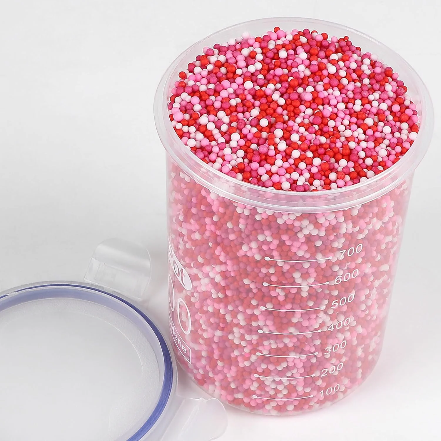 CCINEE 80000 Pieces Foam Balls Slime Supplies Colorful Foam Beads 2-3mm for Kids Art Homemade Slime, Wedding and Party Decorations