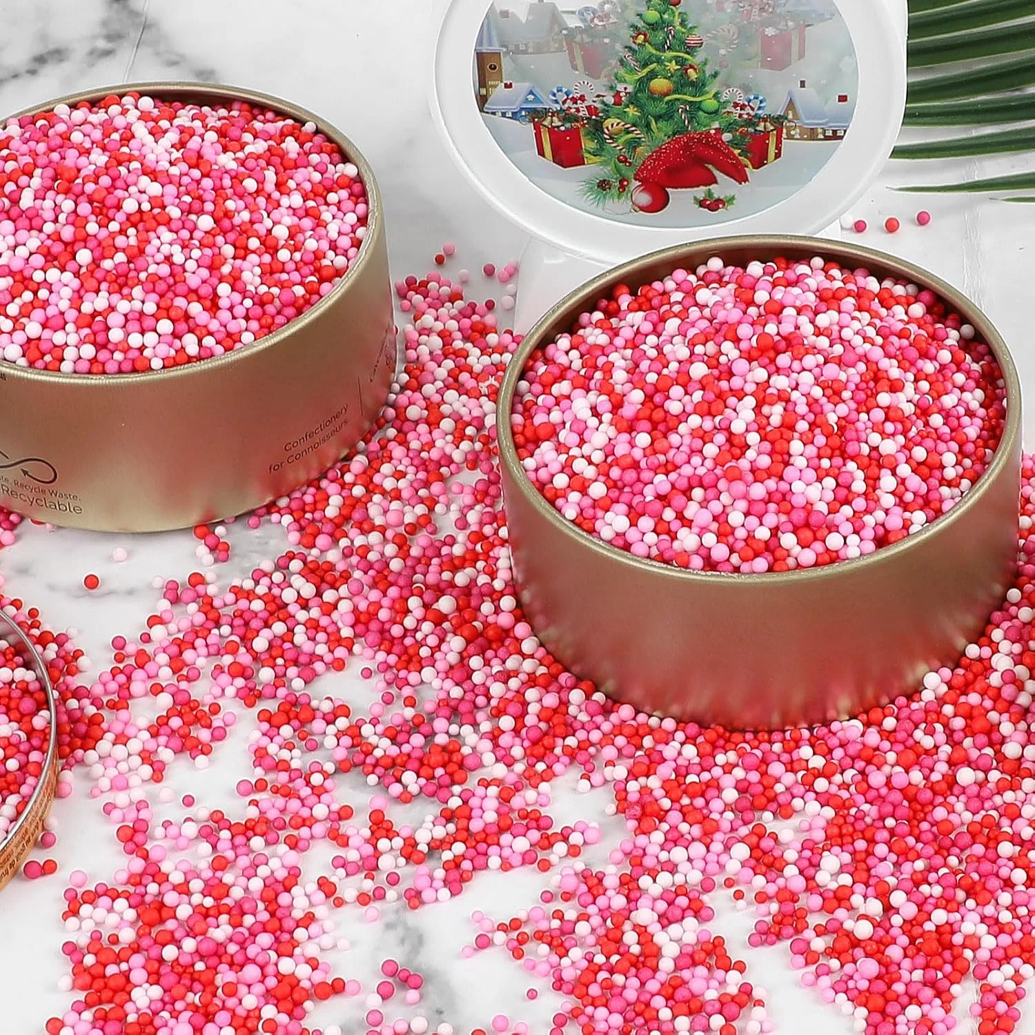 CCINEE 80000 Pieces Foam Balls Slime Supplies Colorful Foam Beads 2-3mm for Kids Art Homemade Slime, Wedding and Party Decorations