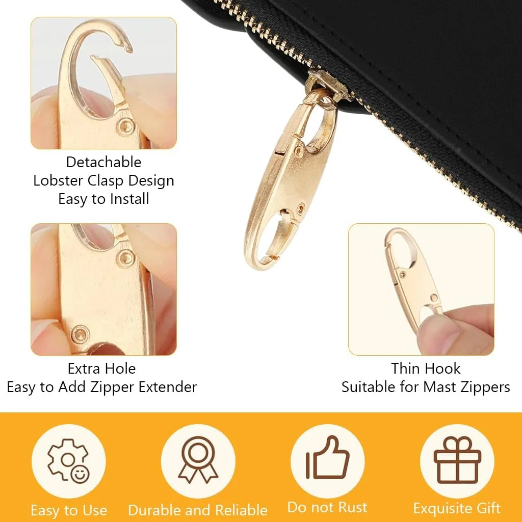 HASTHIP® گیره زیپی ضد سرقت با باز شدن دوگانه، قفل زیپ، کارابین فلزی کوچک، جاکلیدی، بست های رهاسازی سریع چند منظوره برای کوله پشتی، مسافرت، کمپینگ، چمدان (4 رنگ) HASTHIP® گیره زیپی ضد سرقت با باز شدن دوگانه، قفل زیپ، کارابین فلزی کوچک، جاکلیدی، بست های رهاسازی سریع چند منظوره برای کوله پشتی، مسافرت، کمپینگ، چمدان (4 رنگ)