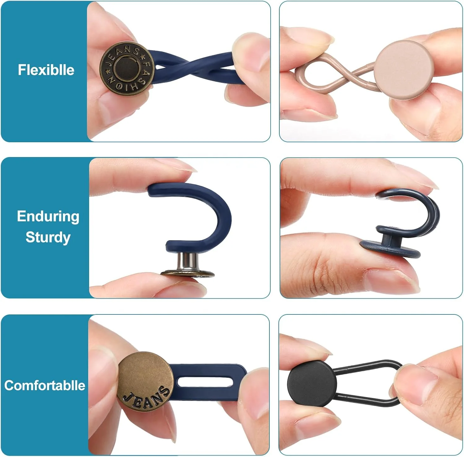 12 Pcs Pant Button Extenders for Jeans, Waist Extenders for Pants for Men, Jean Button Extenders for Momen, No Sew Waist Extensions for 1-1.8 Inches 12 Pcs Pant Button Extenders for Jeans, Waist Extenders for Pants for Men, Jean Button Extenders for Momen, No Sew Waist Extensions for 1-1.8 Inches