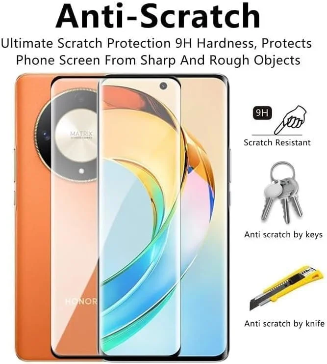 محافظ صفحه نمایش شیشه ای حرارت دیده زوبی تک برای گوشی آنر X9b، محافظ صفحه نمایش چسب کامل لبه به لبه سه بعدی منحنی، ضد خش، سختی 9H، فیلم شیشه ای حرارت دیده برای گوشی آنر X9b محافظ صفحه نمایش شیشه ای حرارت دیده زوبی تک برای گوشی آنر X9b، محافظ صفحه نمایش چسب کامل لبه به لبه سه بعدی منحنی، ضد خش، سختی 9H، فیلم شیشه ای حرارت دیده برای گوشی آنر X9b