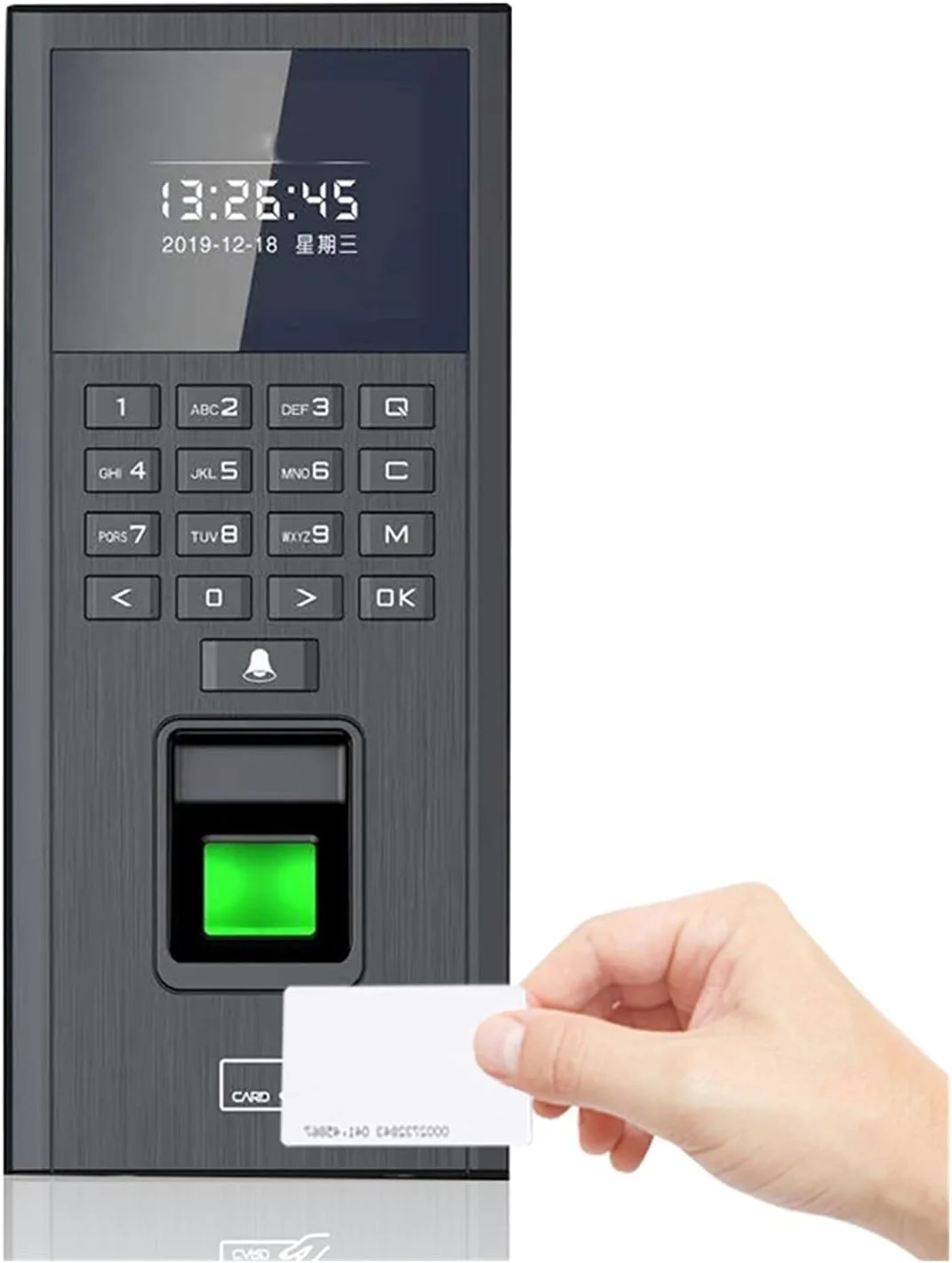 سیستم صفحه کلید اثر انگشت بیومتریک تجهیزات الکترونیکی سازمانی FBITE 125Khz 13.56Mhz RFID کنترل دسترسی الکترونیکی USB ضبط کننده زمان TCP/IP دستگاه حضور و غیاب سازمانی