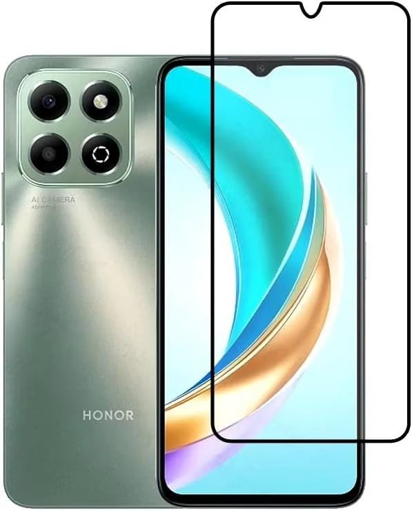 محافظ صفحه نمایش شیشه ای تمپرد زوبی تک Honor X6b، بسته 1 عددی، سختی 9H، ضد اثر انگشت، مقاوم در برابر خراش، ضد خرد شدن، برای Honor X6b