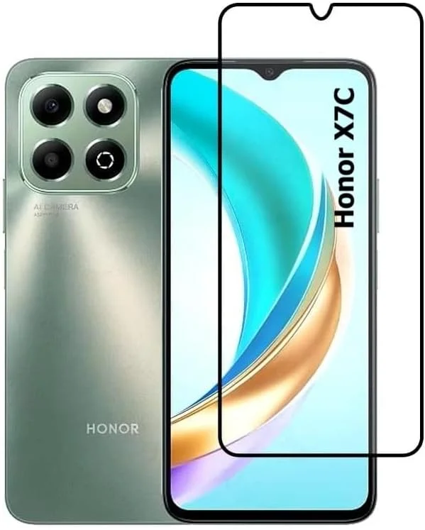 محافظ صفحه نمایش شیشه ای تمپرد زوبی تک برای گوشی آنر X7C، شیشه با سختی 9H، ضد اثر انگشت، ضد خش، ضد شکستگی برای آنر X7C