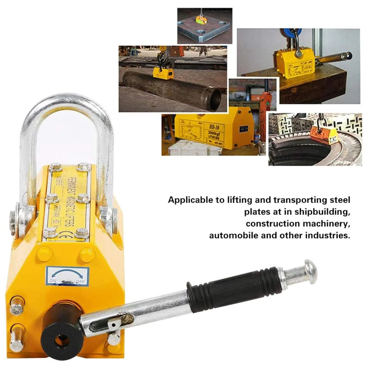 آهنربای بالابر جرثقیل سنگین و قوی FBITE با ظرفیت 600 کیلوگرم، بالابر مغناطیسی دائمی صنعتی، بالابر مواد فلزی مغناطیسی فولادی، بالابر مغناطیسی آهنربای بالابر جرثقیل سنگین و قوی FBITE با ظرفیت 600 کیلوگرم، بالابر مغناطیسی دائمی صنعتی، بالابر مواد فلزی مغناطیسی فولادی، بالابر مغناطیسی