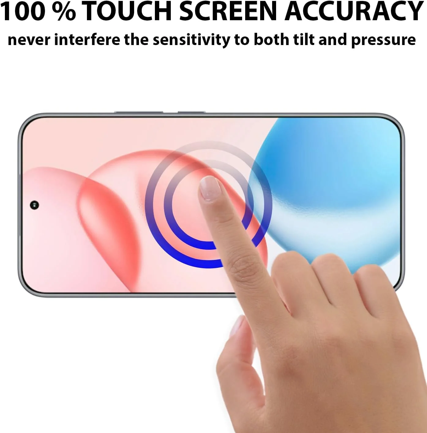 محافظ صفحه نمایش آل حتروشی سازگار با Honor 400، محافظ صفحه نمایش شیشه ای حرارت دیده [ضد تابش نور] [پوشش کامل HD] [نصب آسان] [سختی 9H]