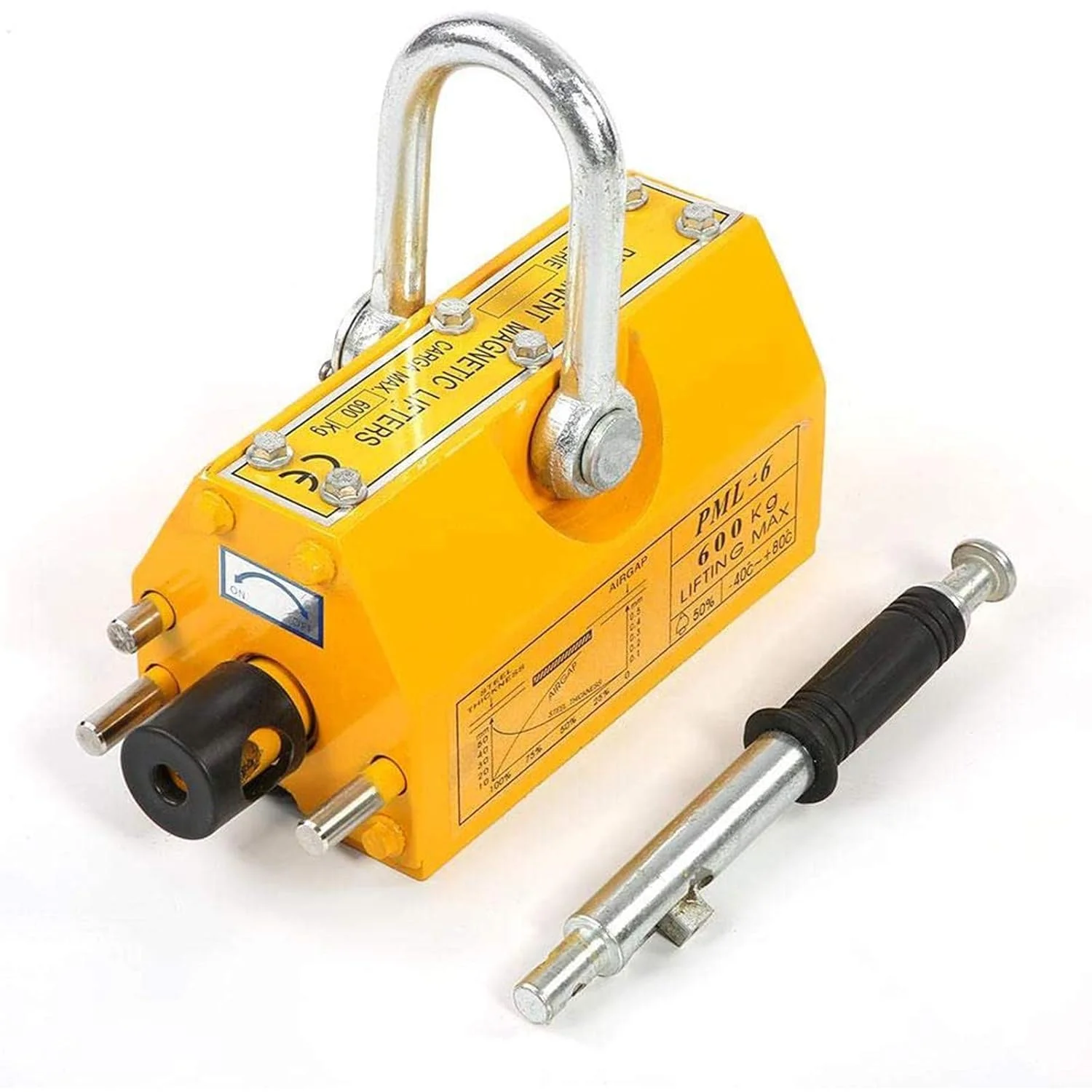 آهنربای بالابر جرثقیل سنگین و قوی FBITE با ظرفیت 600 کیلوگرم، بالابر مغناطیسی دائمی صنعتی، بالابر مواد فلزی مغناطیسی فولادی، بالابر مغناطیسی آهنربای بالابر جرثقیل سنگین و قوی FBITE با ظرفیت 600 کیلوگرم، بالابر مغناطیسی دائمی صنعتی، بالابر مواد فلزی مغناطیسی فولادی، بالابر مغناطیسی