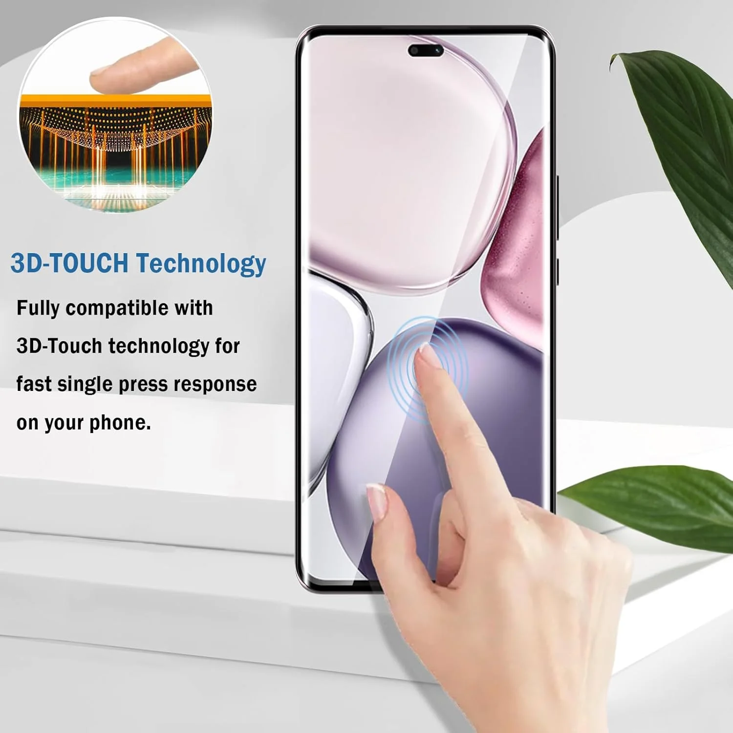 محافظ صفحه نمایش شیشه ای تمپرد Natbok بسته 2 عددی برای گوشی Honor X9c Smart 5G (نه برای Honor X9C)، سختی 9H، ضد اثر انگشت، بدون حباب، HD-Clear، فیلم محافظ صفحه نمایش پوشش کامل برای Honor X9c Smart [نصب آسان]