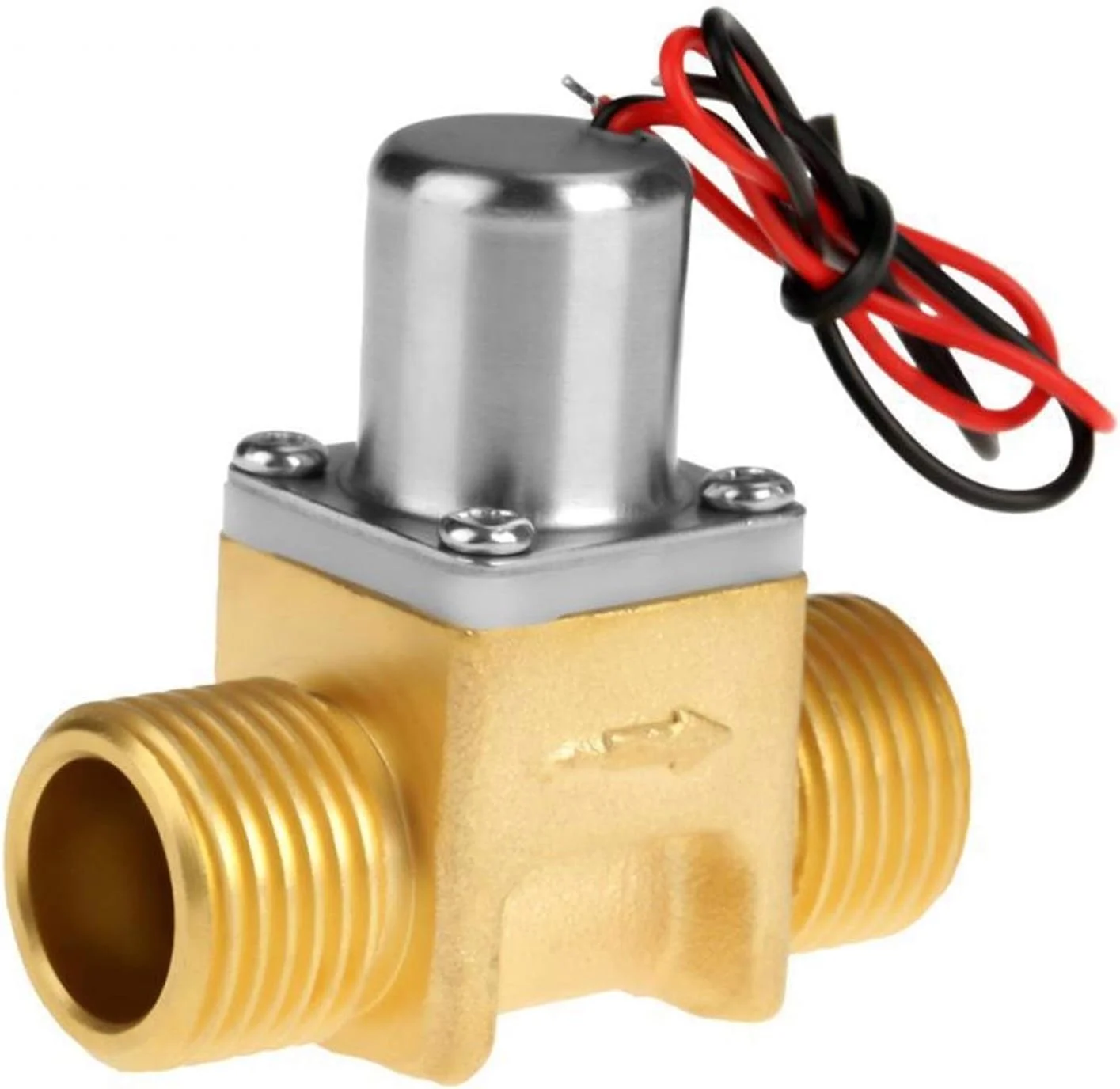 FBITE لوازم جانبی تجهیزات کوچک شیر برقی پالس جریان آب DC4.5V 1/2 اینچ شیر الکترومغناطیسی برنجی برای پاک کننده القایی آبیاری باغ