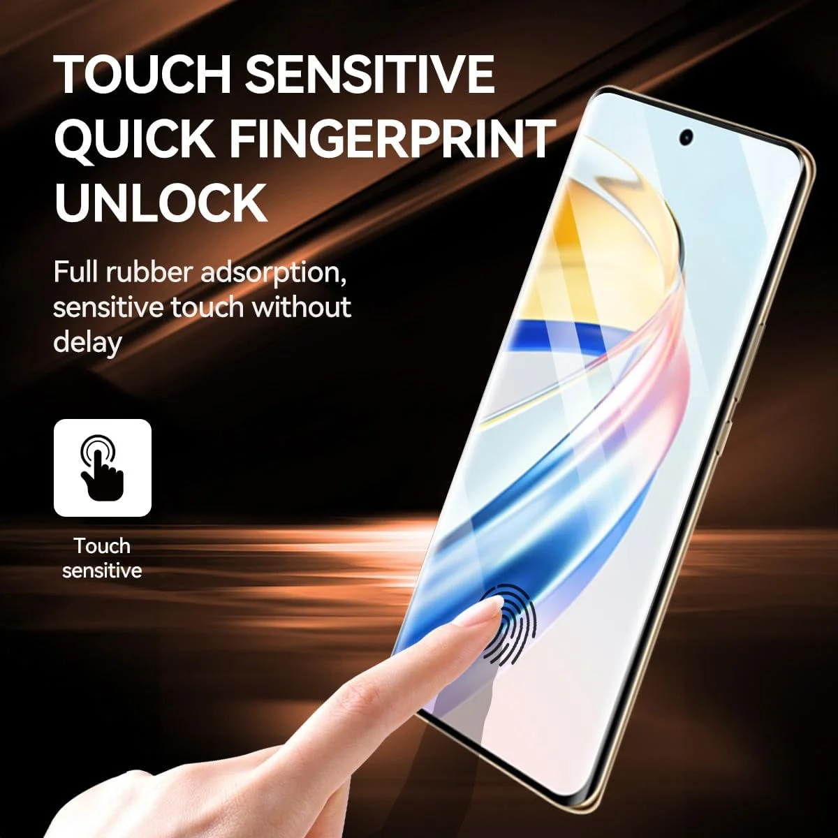 محافظ صفحه نمایش شیشه ای حرارت دیده [بسته 3 عددی] T Tersely برای گوشی Honor X9b 5G، سازگار با قاب، فوق العاده شفاف، ضد خرد شدن، فیلم ضد خش برای محافظت بیشتر
