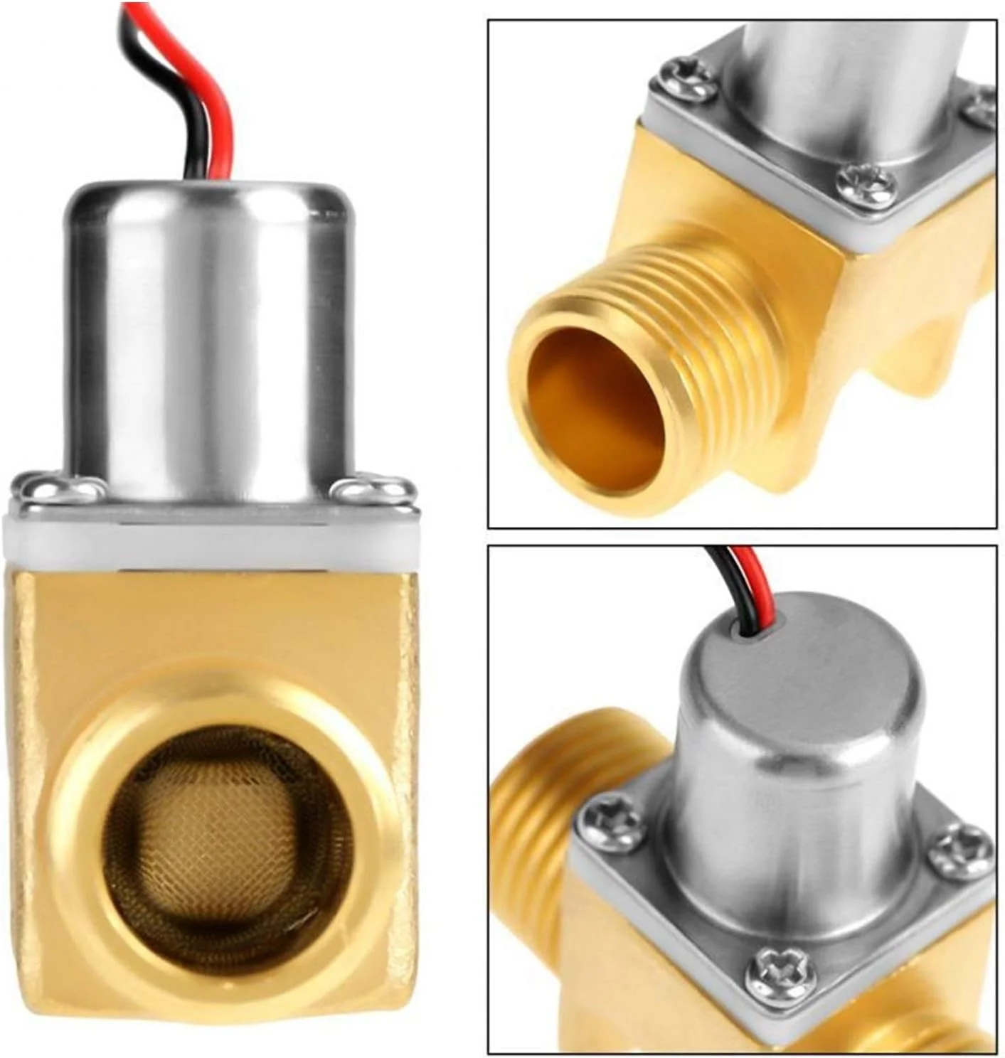 FBITE لوازم جانبی تجهیزات کوچک شیر برقی پالس جریان آب DC4.5V 1/2 اینچ شیر الکترومغناطیسی برنجی برای پاک کننده القایی آبیاری باغ FBITE لوازم جانبی تجهیزات کوچک شیر برقی پالس جریان آب DC4.5V 1/2 اینچ شیر الکترومغناطیسی برنجی برای پاک کننده القایی آبیاری باغ