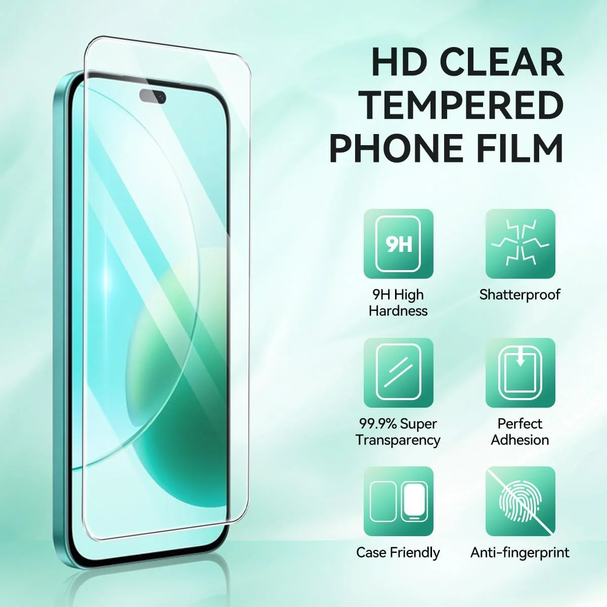 محافظ صفحه نمایش شیشه ای حرارت دیده [بسته 3 عددی] T Tersely برای گوشی Honor 400 Lite 5G، سازگار با قاب، فوق العاده شفاف، مقاوم در برابر شکستگی، فیلم ضد خش برای محافظت بیشتر