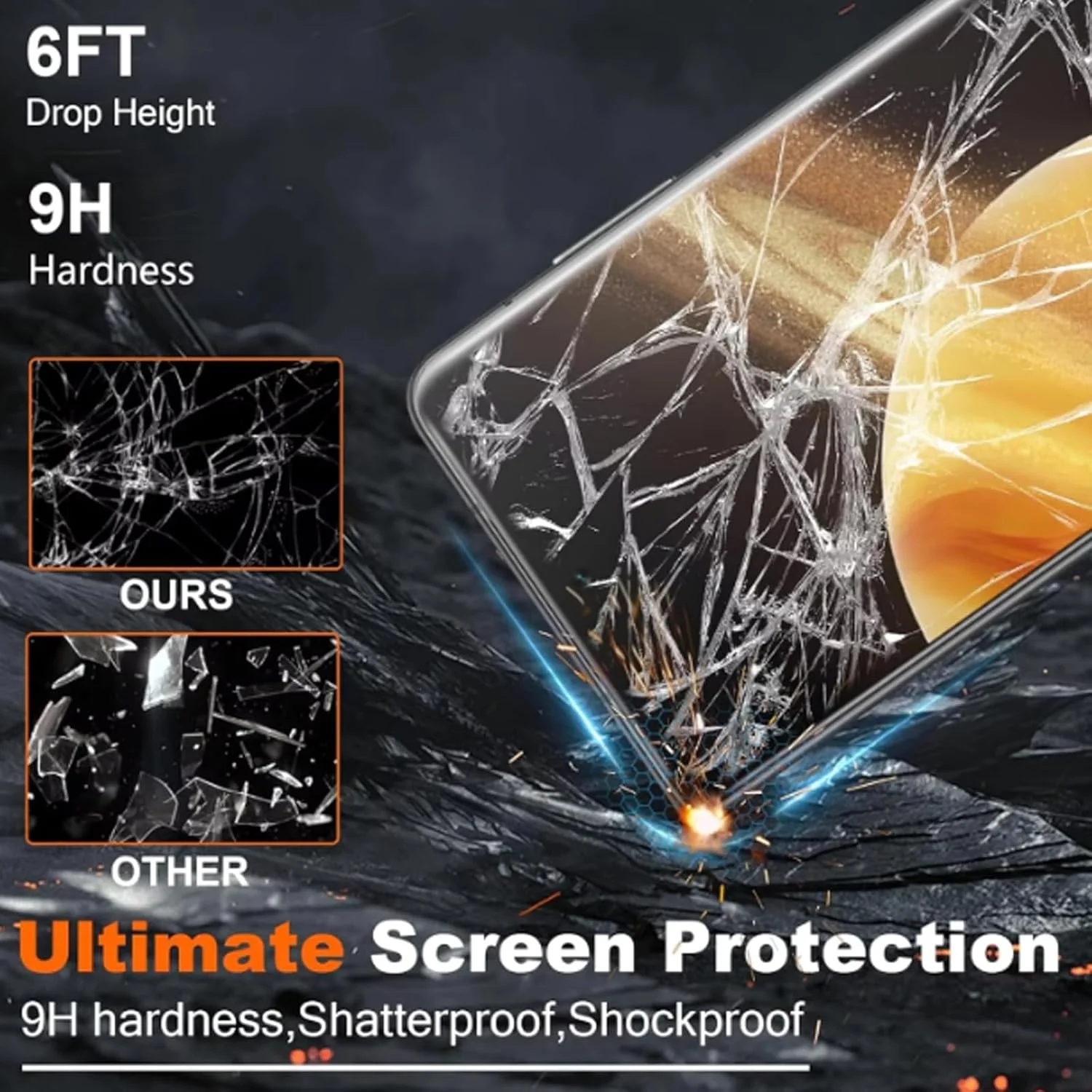 محافظ صفحه نمایش شیشه ای حرارت دیده [2+2] Moninsta سازگار با گوشی هوشمند Honor Magic V3 5G (2024) به همراه محافظ لنز، سختی 9H ضد خش، نصب آسان و مقاوم در برابر خراش [7.92 اینچ]
