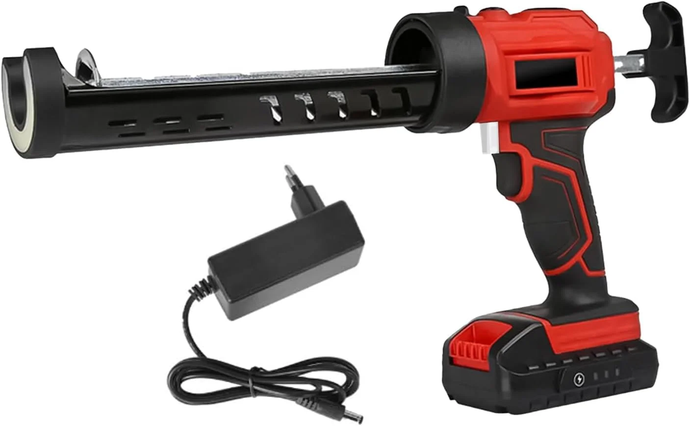 تفنگ درزگیر کارتریجی سازگار با باتری 18 ولت ماکیتا، تفنگ سیلیکونی باتری خور، تفنگ کارتریجی با کارتریج های 310 میلی لیتری، چراغ LED، 4 سرعت قابل تنظیم، تا 2000 نیوتن، برای آب بندی (1 عدد باتری) تفنگ درزگیر کارتریجی سازگار با باتری 18 ولت ماکیتا، تفنگ سیلیکونی باتری خور، تفنگ کارتریجی با کارتریج های 310 میلی لیتری، چراغ LED، 4 سرعت قابل تنظیم، تا 2000 نیوتن، برای آب بندی (1 عدد باتری)