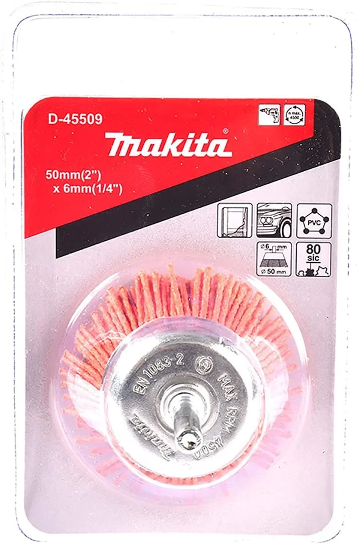 ماکیتا D-45509 - برس نایلونی فنجانی موجی ضخیم 50 میلی متر ماکیتا D-45509 - برس نایلونی فنجانی موجی ضخیم 50 میلی متر