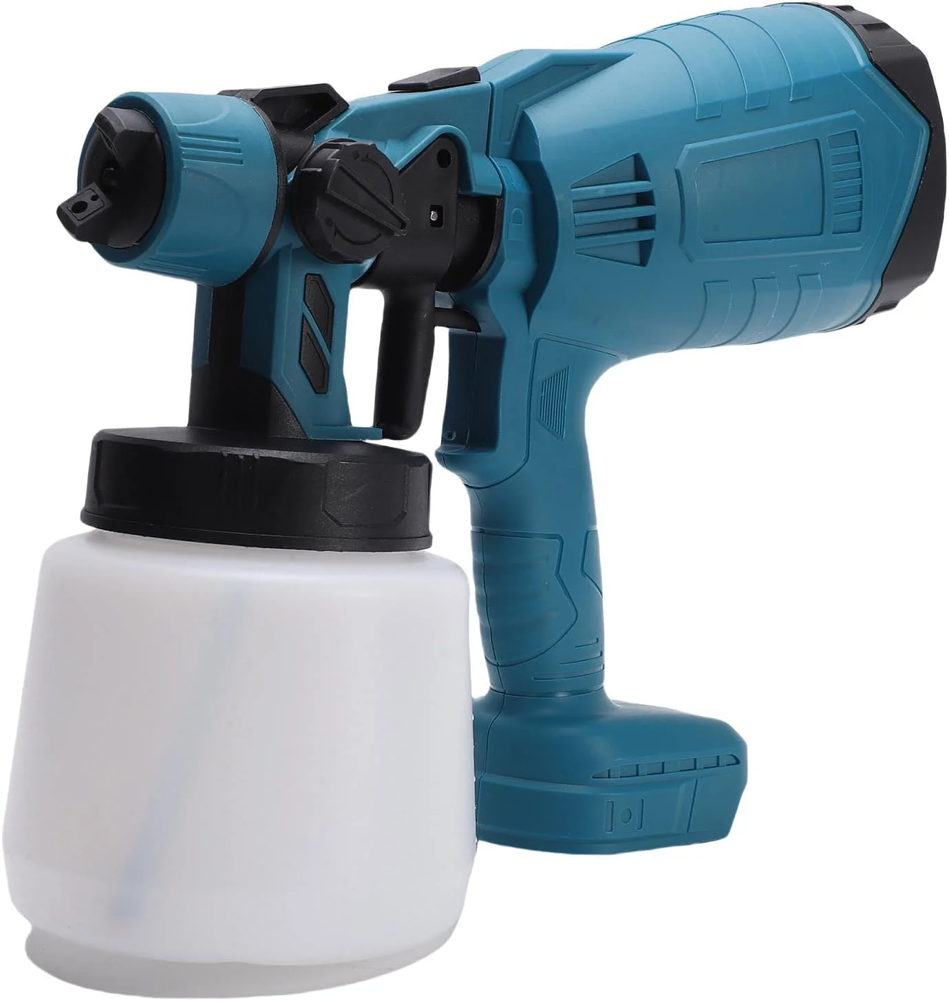 دستگاه رنگ پاش شارژی سورندی، اسپری برقی مناسب باتری 18 ولت ماکیتا با ظرفیت 1000-1200 میلی لیتر، فشار قوی 200 وات، اسپری قابل تنظیم 36000 دور در دقیقه برای مبلمان، حصار، سقف دستگاه رنگ پاش شارژی سورندی، اسپری برقی مناسب باتری 18 ولت ماکیتا با ظرفیت 1000-1200 میلی لیتر، فشار قوی 200 وات، اسپری قابل تنظیم 36000 دور در دقیقه برای مبلمان، حصار، سقف