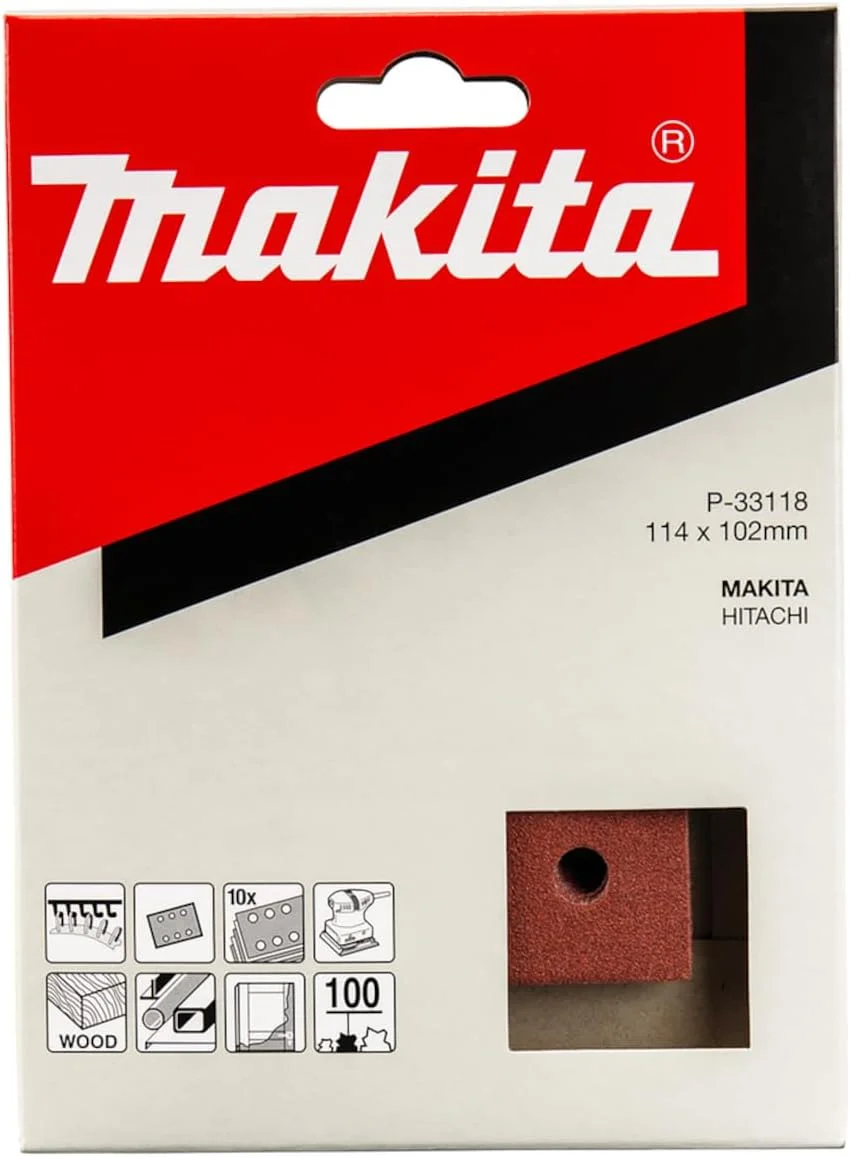 برگ سنباده لرزان ماکیتا مدل P-33118 - قرمز برگ سنباده لرزان ماکیتا مدل P-33118 - قرمز