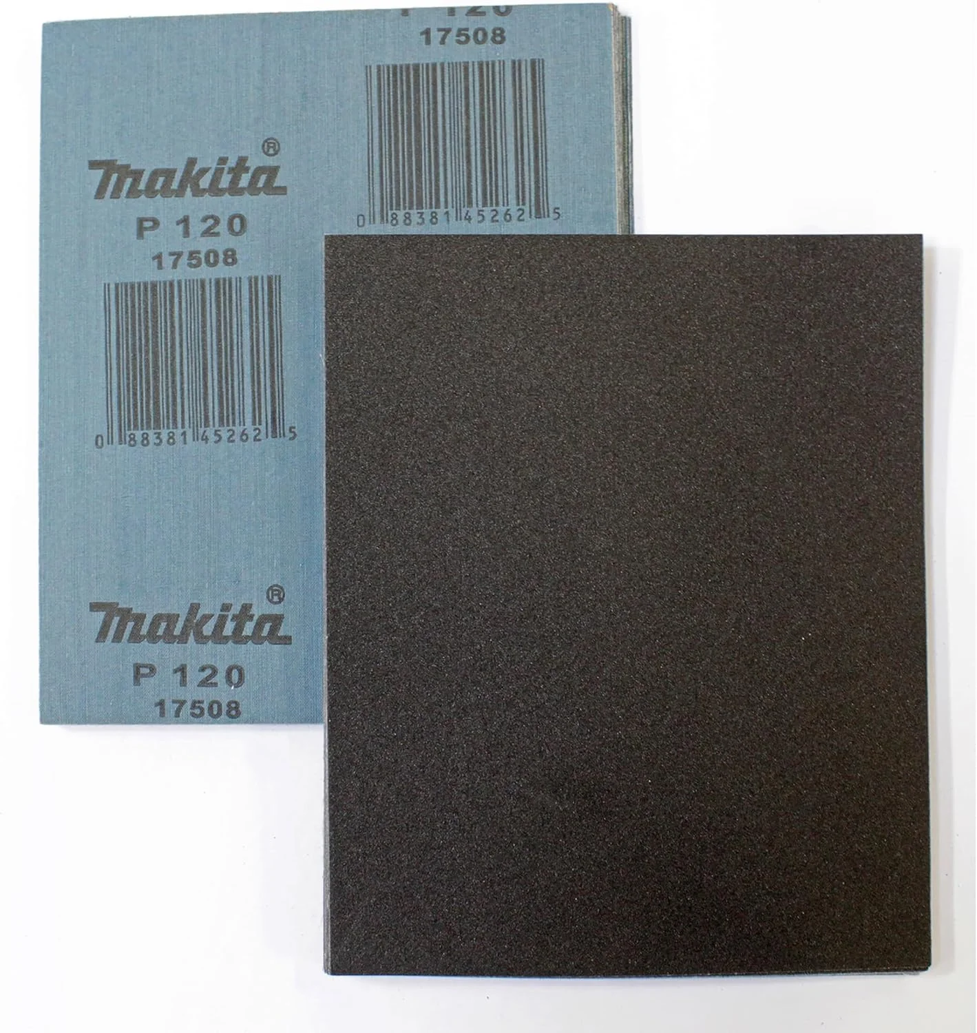 کاغذ سنباده ماکیتا D-56720، ابعاد 230x280 میلی متر، زبری 120، گیره ای، مناسب برای فلز، 50 عدد