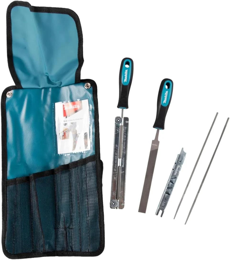 مجموعه سوهان زنجیر اره موتوری ماکیتا مدل D-72154 به همراه کیف رولی، 4 میلی متر