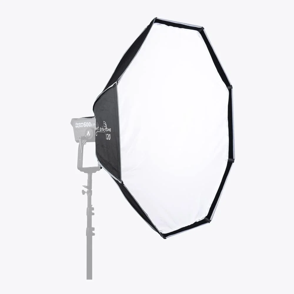 نرم باکس اکتاگونال Aputure Light OctaDome 120، سافت باکس چتری 120 سانتی متری با گرید لانه زنبوری برای فلاش اسپیدلایت با مانت بوئنز به همراه کیف حمل، مناسب برای عکاسی پرتره یا محصول نرم باکس اکتاگونال Aputure Light OctaDome 120، سافت باکس چتری 120 سانتی متری با گرید لانه زنبوری برای فلاش اسپیدلایت با مانت بوئنز به همراه کیف حمل، مناسب برای عکاسی پرتره یا محصول
