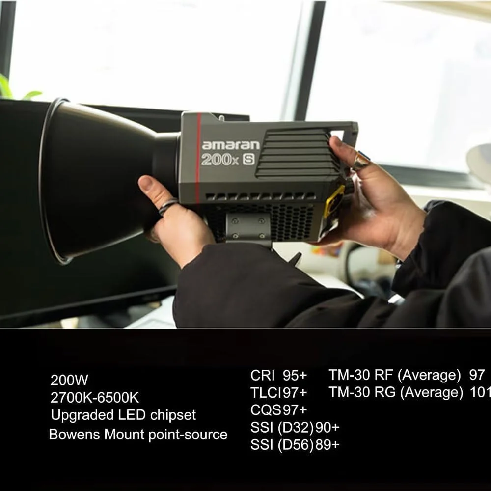 نور LED دو رنگ APUTURE AMARAN 100X-100W / 200X-200W (AMARAN 200X) نور LED دو رنگ APUTURE AMARAN 100X-100W / 200X-200W (AMARAN 200X)