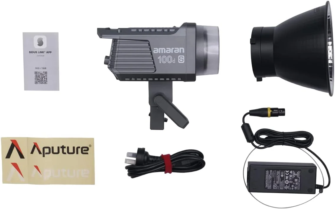 نور استودیویی Aputure amaran 100dS نور LED روز، 34600 لوکس در 1 متر، کنترل برنامه بلوتوث، 8 جلوه نورپردازی از پیش برنامه ریزی شده، منبع تغذیه DC/AC، نور عکاسی (amaran 100dS) نور استودیویی Aputure amaran 100dS نور LED روز، 34600 لوکس در 1 متر، کنترل برنامه بلوتوث، 8 جلوه نورپردازی از پیش برنامه ریزی شده، منبع تغذیه DC/AC، نور عکاسی (amaran 100dS)
