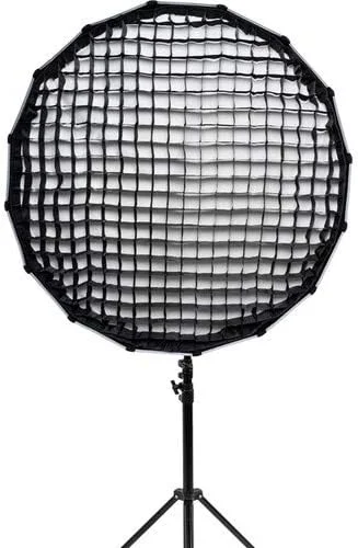 نرم باکس استودیویی Aputure Light Dome SE با قطر 35.5 اینچ، مانت بوئنز به همراه گرید و دیفیوزر فلاش، مناسب برای نورهای سری Light Storm LS 300X C120D II 300D II Amaran 100 و 200 COB نرم باکس استودیویی Aputure Light Dome SE با قطر 35.5 اینچ، مانت بوئنز به همراه گرید و دیفیوزر فلاش، مناسب برای نورهای سری Light Storm LS 300X C120D II 300D II Amaran 100 و 200 COB