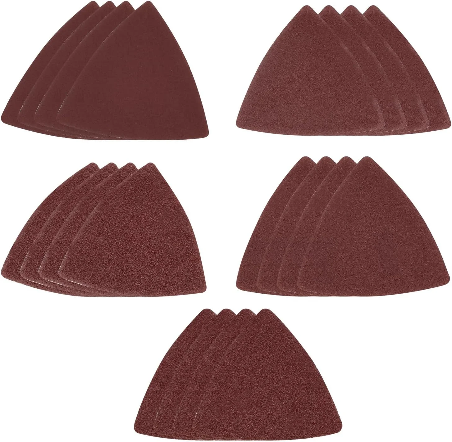 سنباده قطبی شعاعی 9 اینچی ROLLINGDOG - دارای رزوه مادگی، 6 عدد کاغذ سنباده توری اکسید، دسته لاستیکی، برای چوب، دیوار خشک، تمیز کردن و پولیش فلز