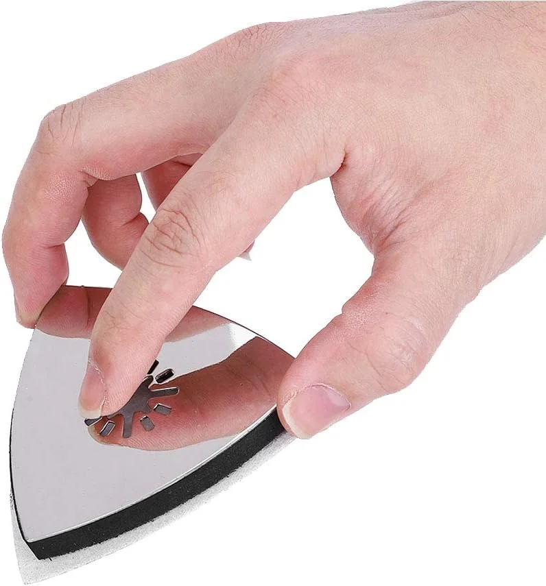 کاغذ سنباده برای ابزار چندگانه، پدهای سنباده مثلثی، مجموعه سنباده 101 عددی کاغذ سنباده برای ابزار چندگانه نوسانی برش تیغه بوش