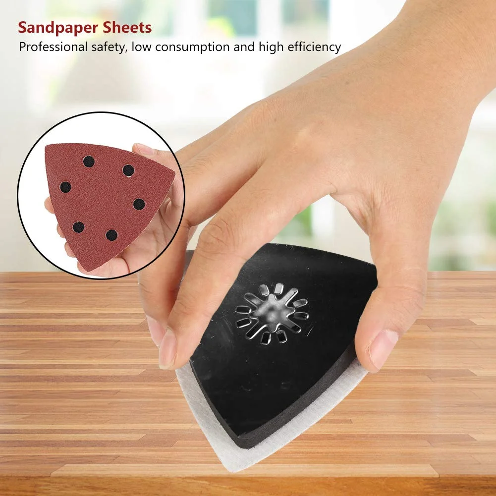 مجموعه سنباده 101 عددی GPPX، شامل ورق های سنباده برای ابزار چندکاره نوسانی بوش و فاین، پد برش مجموعه سنباده 101 عددی GPPX، شامل ورق های سنباده برای ابزار چندکاره نوسانی بوش و فاین، پد برش