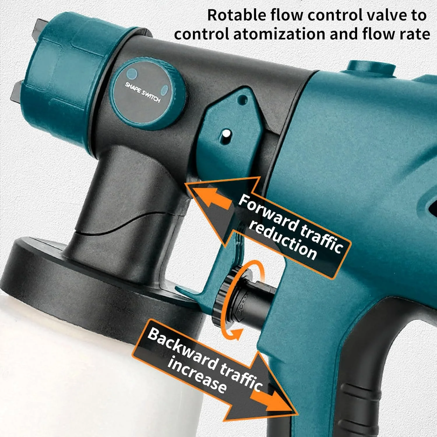 پیستوله رنگ پاش شارژی Pepisky جایگزین باتری 20 ولت Bosch، پیستوله رنگ پاش برقی دستی با مخزن 1000 میلی لیتری برای مبلمان داخلی و خارجی منزل، کابینت ها، دیوارها، حصارها، سقف (باتری شامل نمی شود) پیستوله رنگ پاش شارژی Pepisky جایگزین باتری 20 ولت Bosch، پیستوله رنگ پاش برقی دستی با مخزن 1000 میلی لیتری برای مبلمان داخلی و خارجی منزل، کابینت ها، دیوارها، حصارها، سقف (باتری شامل نمی شود)