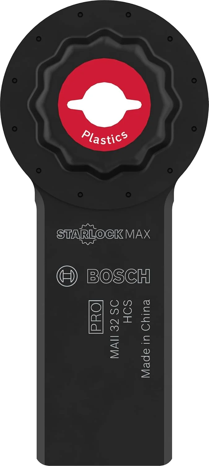 تیغه سیلیکونی و پشم سنگ MAII 32 SC بوش پرو برای ابزارهای چند منظوره (برای سیلیکون، عرض 32 میلی متر، لوازم جانبی حرفه ای ابزار چند منظوره) بسته 10 عددی