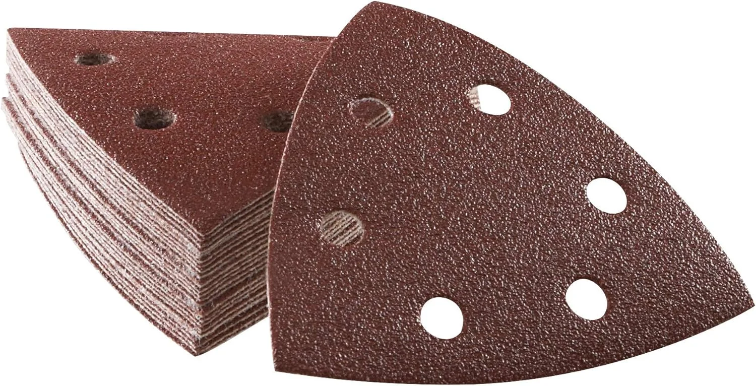 برگ سنباده مثلثی 25 عددی بوش مدل SDTR122C با دانه بندی 120 مناسب چوب