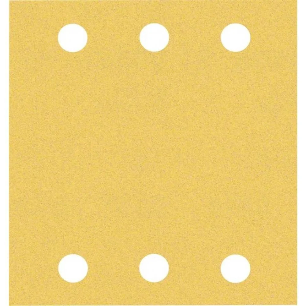 لوازم جانبی اصلی بوش 2608901657 کاغذ سنباده لرزان دانه بندی 120 (طول x عرض) 107 میلی متر x 115 میلی متر 50 عدد