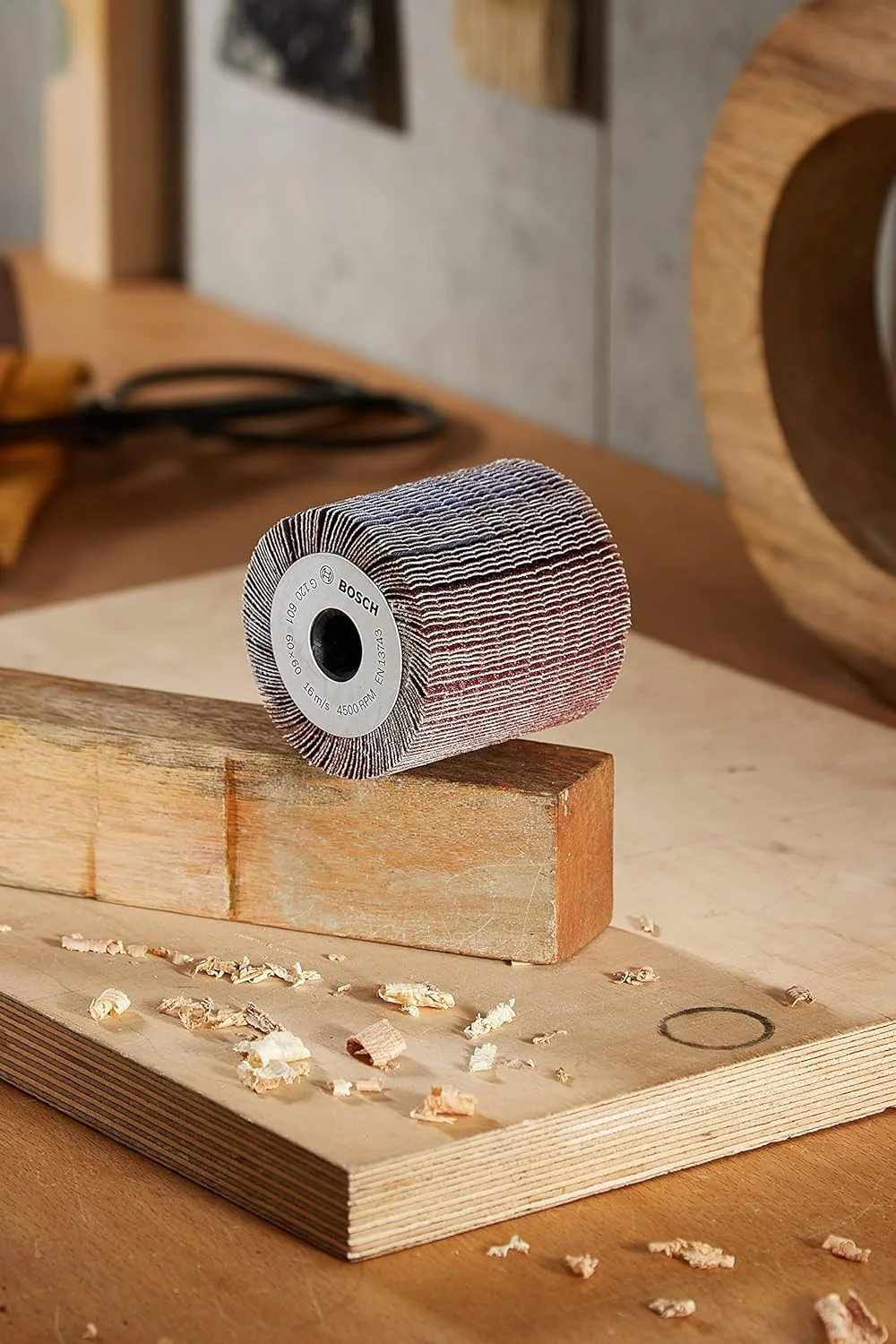 غلتک سنباده ای بوش مدل 1600A0014W، غلتک تیغه ای LR60 K120 برای غلتک حذف کننده PRR 250 بوش