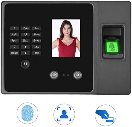 دستگاه تشخیص اثر انگشت صفحه نمایش 2.8 اینچی TFT HD ضد آب TCP تشخیص چهره اثر انگشت دستگاه حضور و غیاب رمز عبور