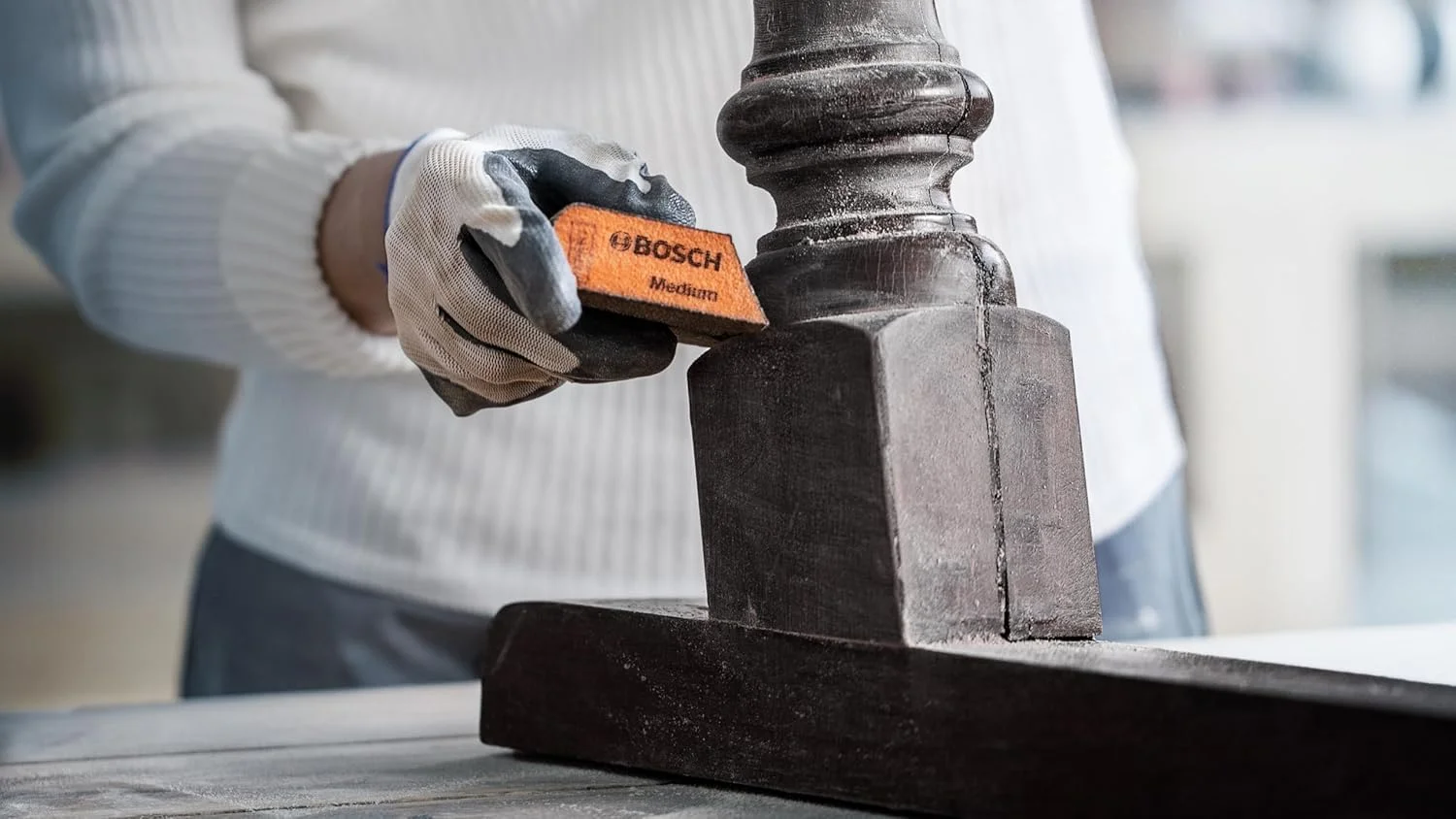 بسته 20 عددی اسفنج سنباده بوش مدل Expert S471 Standard (مناسب رنگ روی چوب، چوب نرم، قطر 69 x 97 x 26 میلی متر، زبر/متوسط/نرم، لوازم جانبی حرفه ای سنباده زنی دستی)