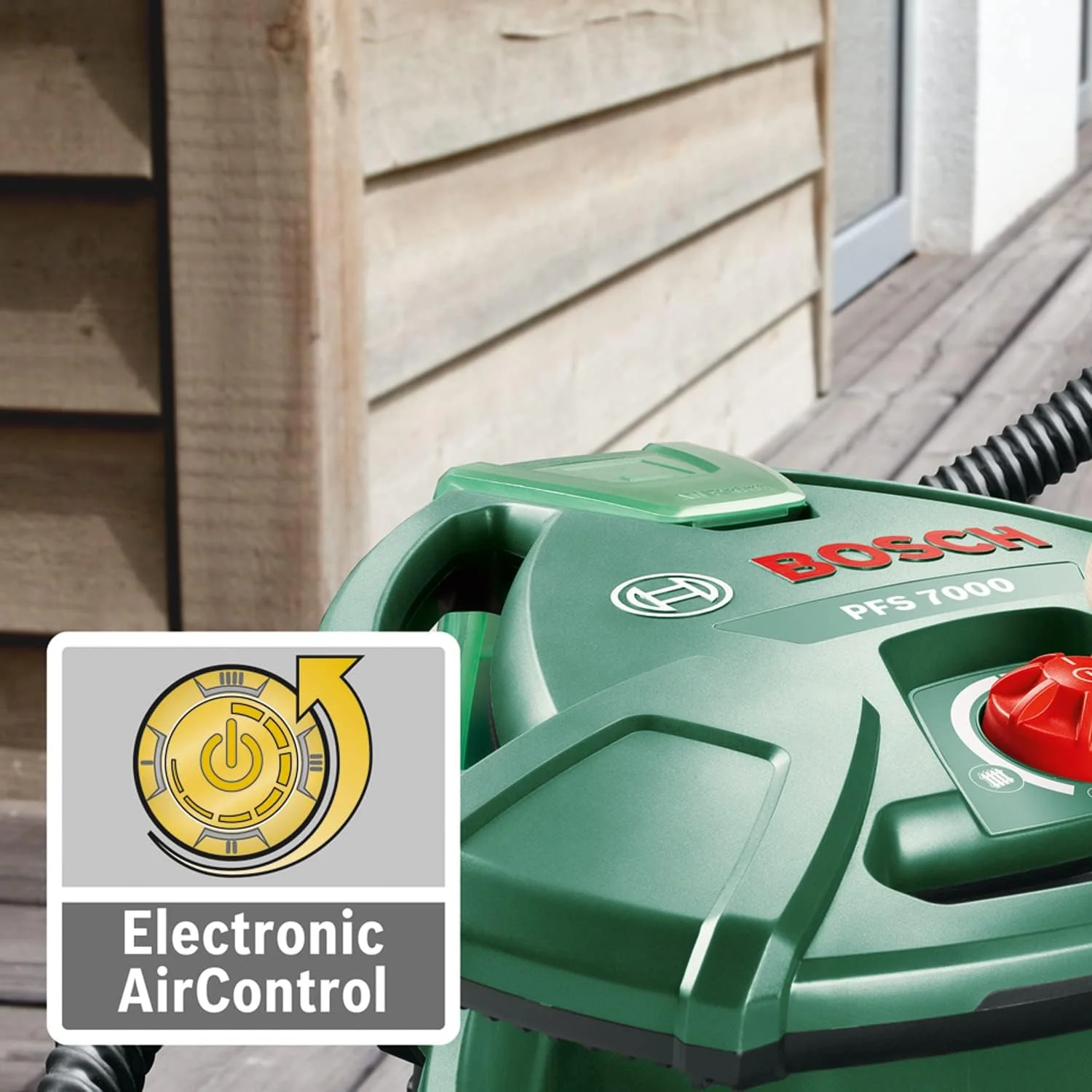 پیستوله رنگ پاش بوش مدل PFS 7000 مناسب برای خانه و باغ، 1400 وات، نرخ جریان (حداکثر) 700 میلی لیتر در دقیقه