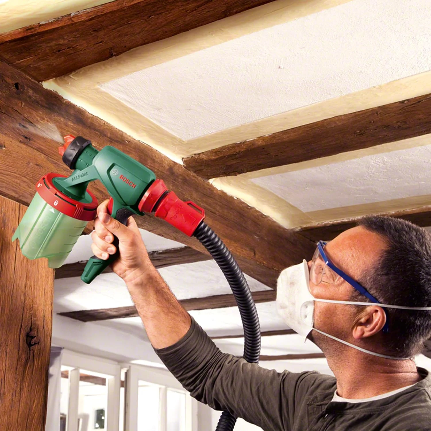 سیستم رنگ پاش برقی بوش PFS 3000-2 (650 وات، در جعبه)