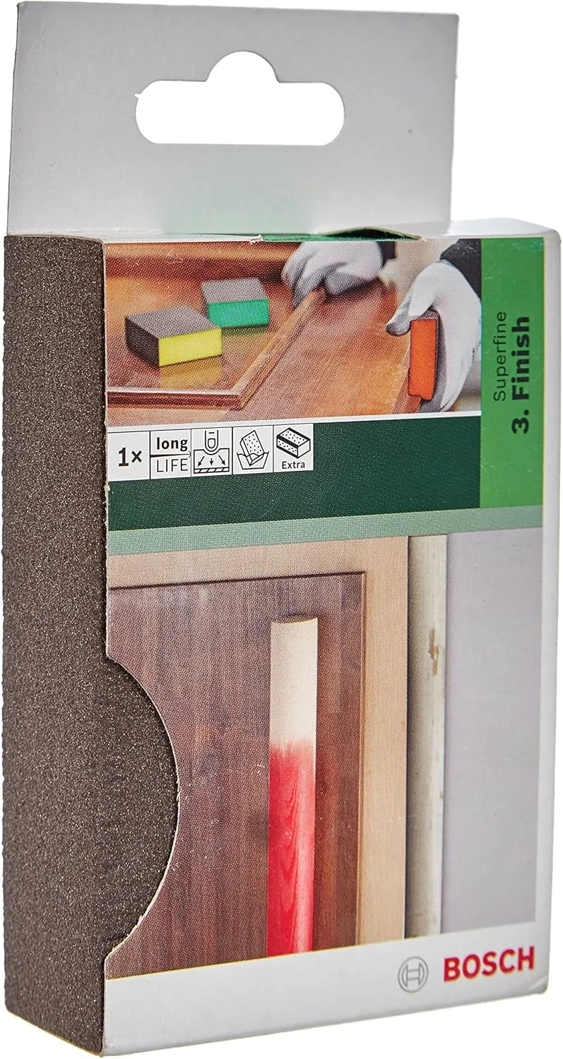 اسفنج سنباده کاری کانتور بسیار ظریف بوش 2609256348 اسفنج سنباده کاری کانتور بسیار ظریف بوش 2609256348