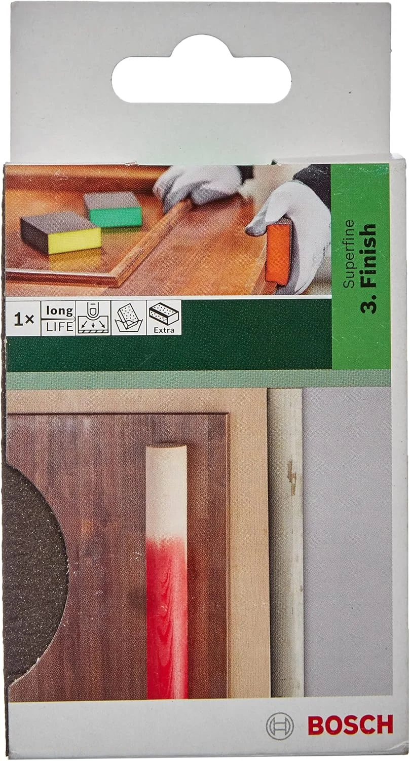 اسفنج سنباده کاری کانتور بسیار ظریف بوش 2609256348 اسفنج سنباده کاری کانتور بسیار ظریف بوش 2609256348