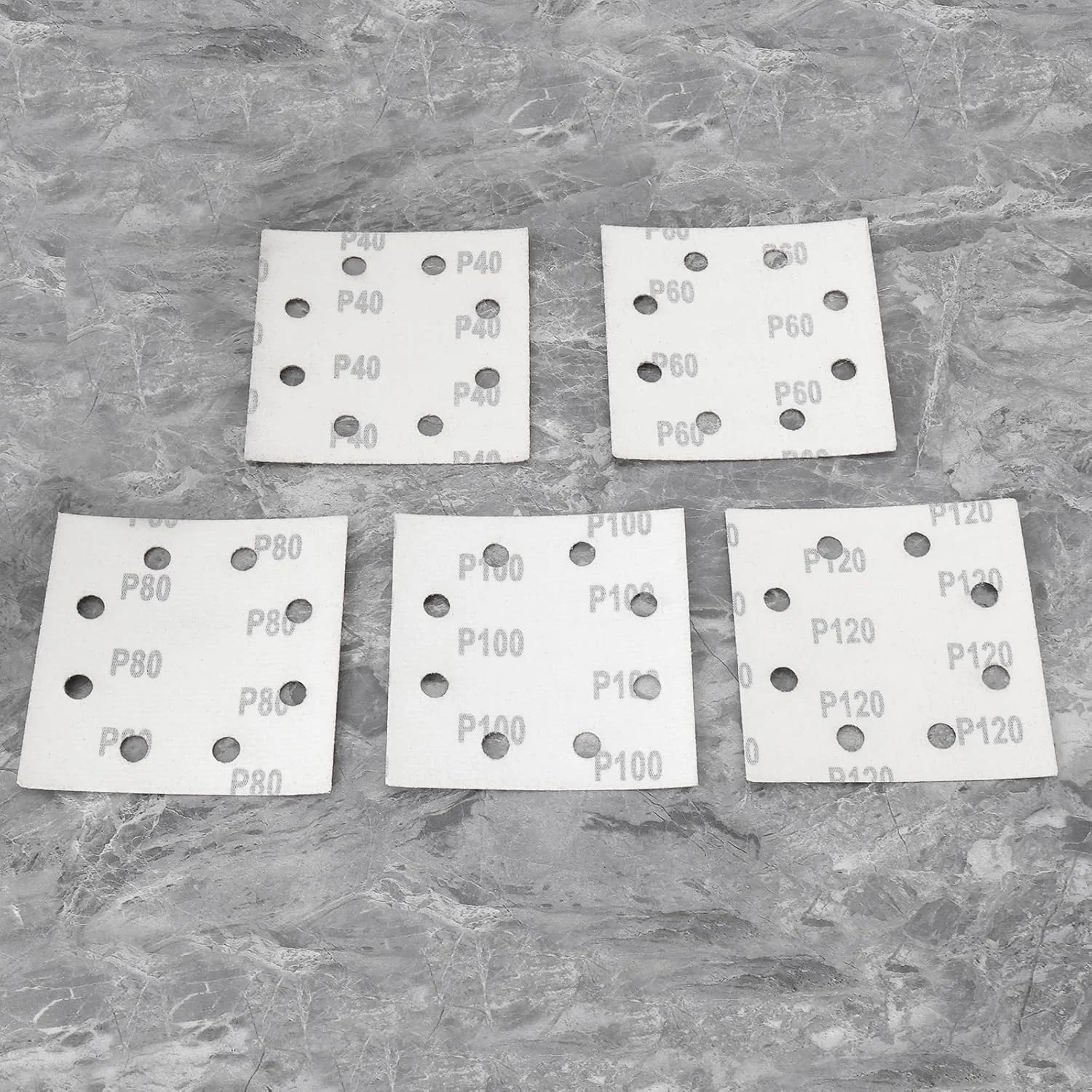 SING F LTD بسته 50 عددی کاغذ سنباده 8 سوراخه از قبل پانچ شده 115 x 115 میلی متر با زبری 40 60 80 100 120 مناسب برای کاشی چوبی و کف بتنی سازگار با DeWalt DT3022 قرمز SING F LTD بسته 50 عددی کاغذ سنباده 8 سوراخه از قبل پانچ شده 115 x 115 میلی متر با زبری 40 60 80 100 120 مناسب برای کاشی چوبی و کف بتنی سازگار با DeWalt DT3022 قرمز
