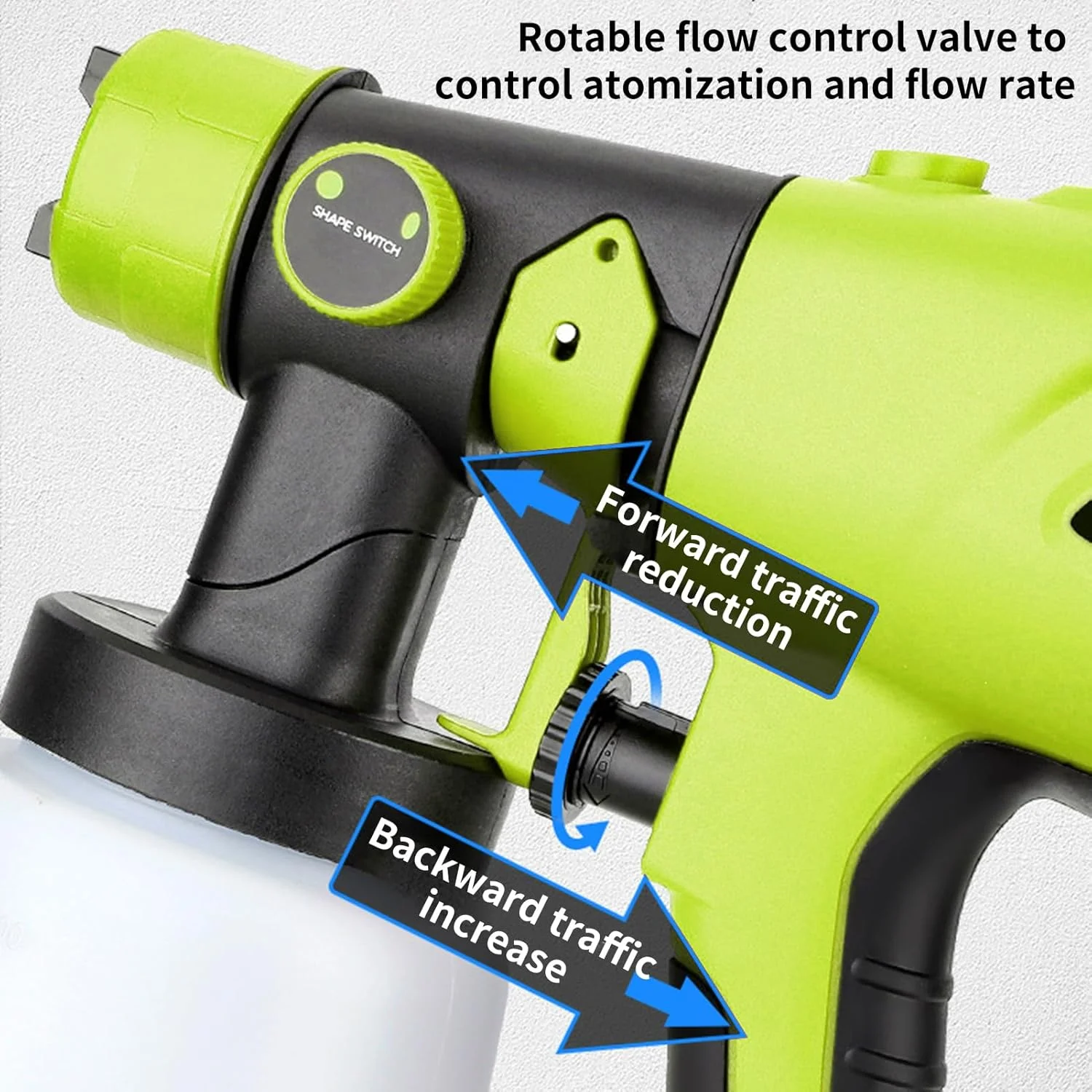 دستگاه رنگ پاش بی سیم Eacam برای باتری 20 ولت Dewalt و RYOBI، دستگاه رنگ پاش با موتور براشلس و نازل مسی، دستگاه رنگ پاش بی سیم 200 واتی برای فضای داخلی و خارجی خانه، رنگ آمیزی خانه دستگاه رنگ پاش بی سیم Eacam برای باتری 20 ولت Dewalt و RYOBI، دستگاه رنگ پاش با موتور براشلس و نازل مسی، دستگاه رنگ پاش بی سیم 200 واتی برای فضای داخلی و خارجی خانه، رنگ آمیزی خانه