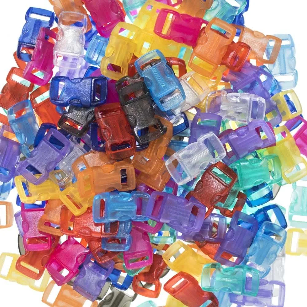 سگک های پلاستیکی رهاسازی جانبی کانتور شده Craft County، 100 یا 200 عددی، 3/8 اینچی (رنگ ها و بسته های متنوع) سگک های پلاستیکی رهاسازی جانبی کانتور شده Craft County، 100 یا 200 عددی، 3/8 اینچی (رنگ ها و بسته های متنوع)