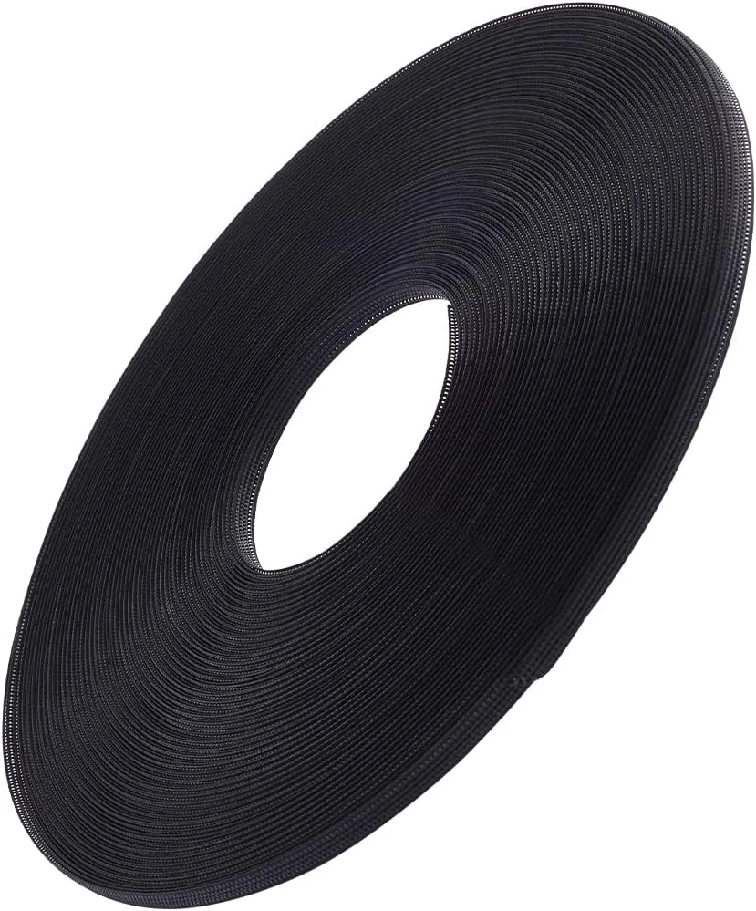 CRASPIRE 45 Yards 6mm High Density Polyester Boning for Sewing Black Sew Through Plastic Sewing Corset Boning for Wedding Party Bridal Gowns Dress Nursing Caps Supplies DIY Sewing Supplies Accessories