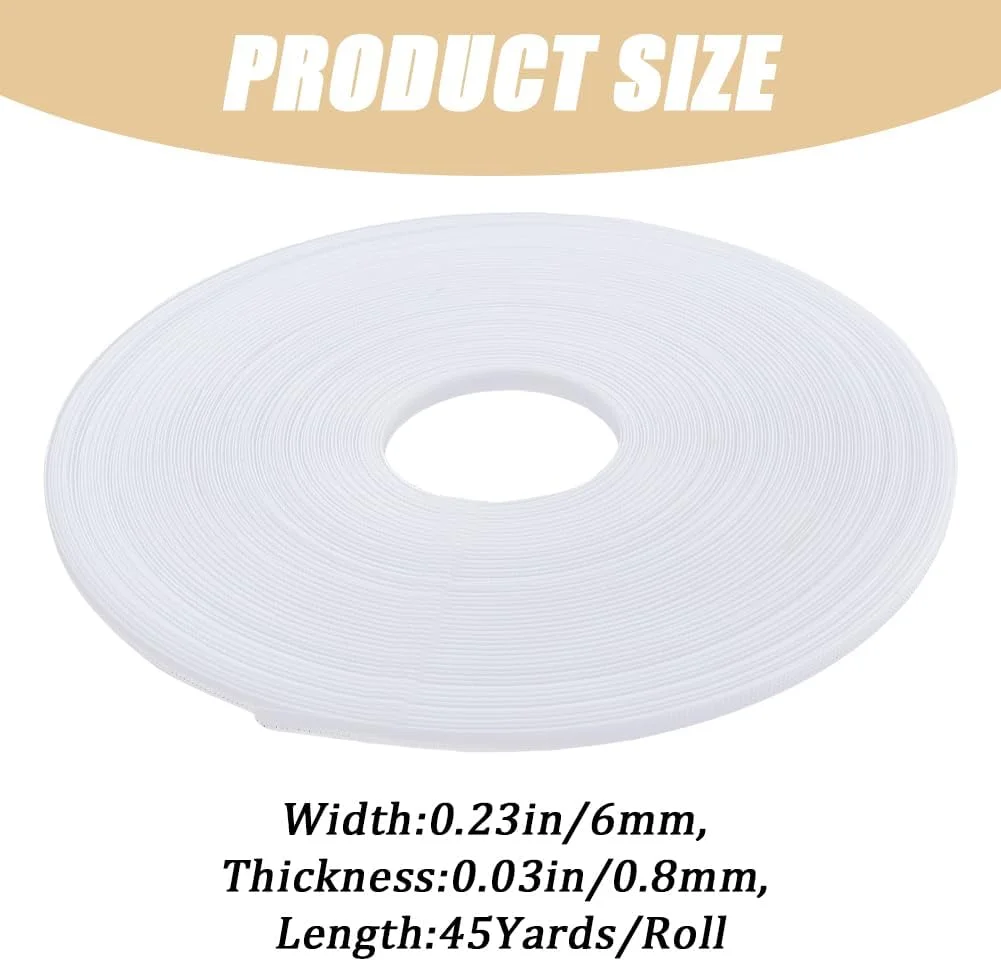 CRASPIRE 45 Yards 6mm High Density White Polyester Boning for Sewing Sew Through Plastic Sewing Corset Boning for Wedding Party Bridal Gowns Dress Nursing Caps Supplies DIY Sewing Supplies Accessories CRASPIRE 45 Yards 6mm High Density White Polyester Boning for Sewing Sew Through Plastic Sewing Corset Boning for Wedding Party Bridal Gowns Dress Nursing Caps Supplies DIY Sewing Supplies Accessories