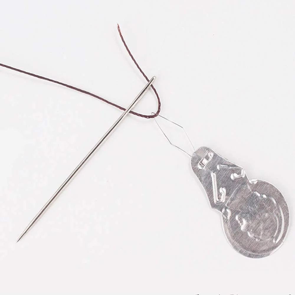 ابزار کاردستی سوزن نخ کن چرخ خیاطی آلیاژی، ابزار خیاطی DIY، 10 عدد ابزار کاردستی سوزن نخ کن چرخ خیاطی آلیاژی، ابزار خیاطی DIY، 10 عدد