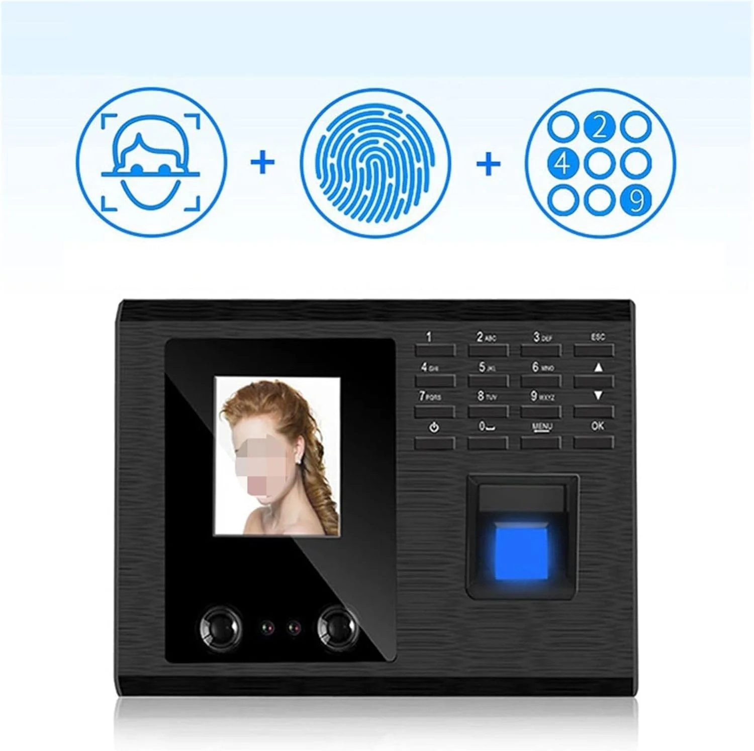 دستگاه حضور و غیاب اثر انگشت FURLOU، دستگاه کارت پانچ، دستگاه حضور و غیاب تشخیص چهره و اثر انگشت، دستگاه کارت پانچ اثر انگشت، ورود و خروج تشخیص چهره، تولید خودکار داده های حضور و غیاب